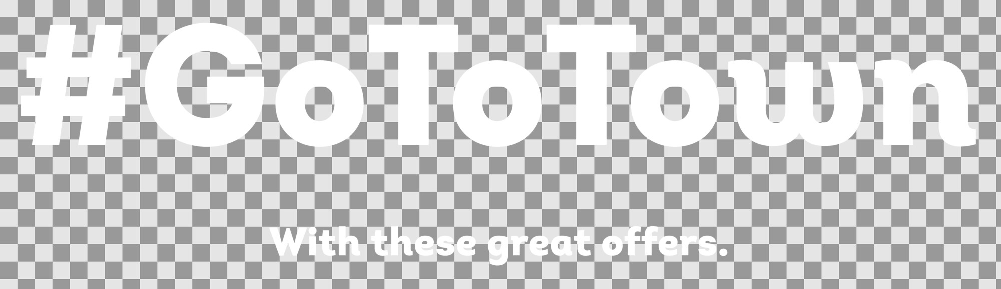 Go To Town logos