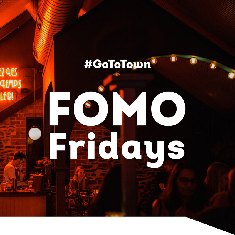 FOMO Fridays social media
