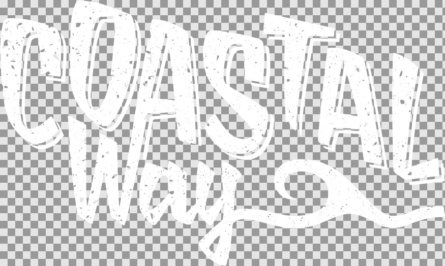 Logo Mono Reverse Coastal Way