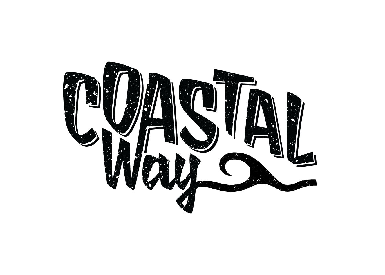 Logo Mono Black Coastal Way