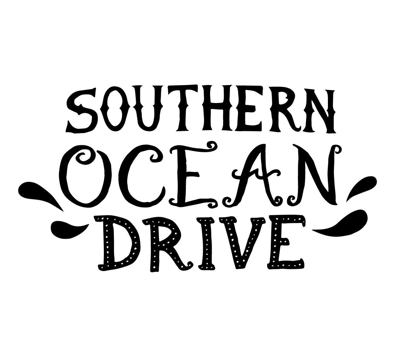 Logo Mono Black Southern Ocean Drive