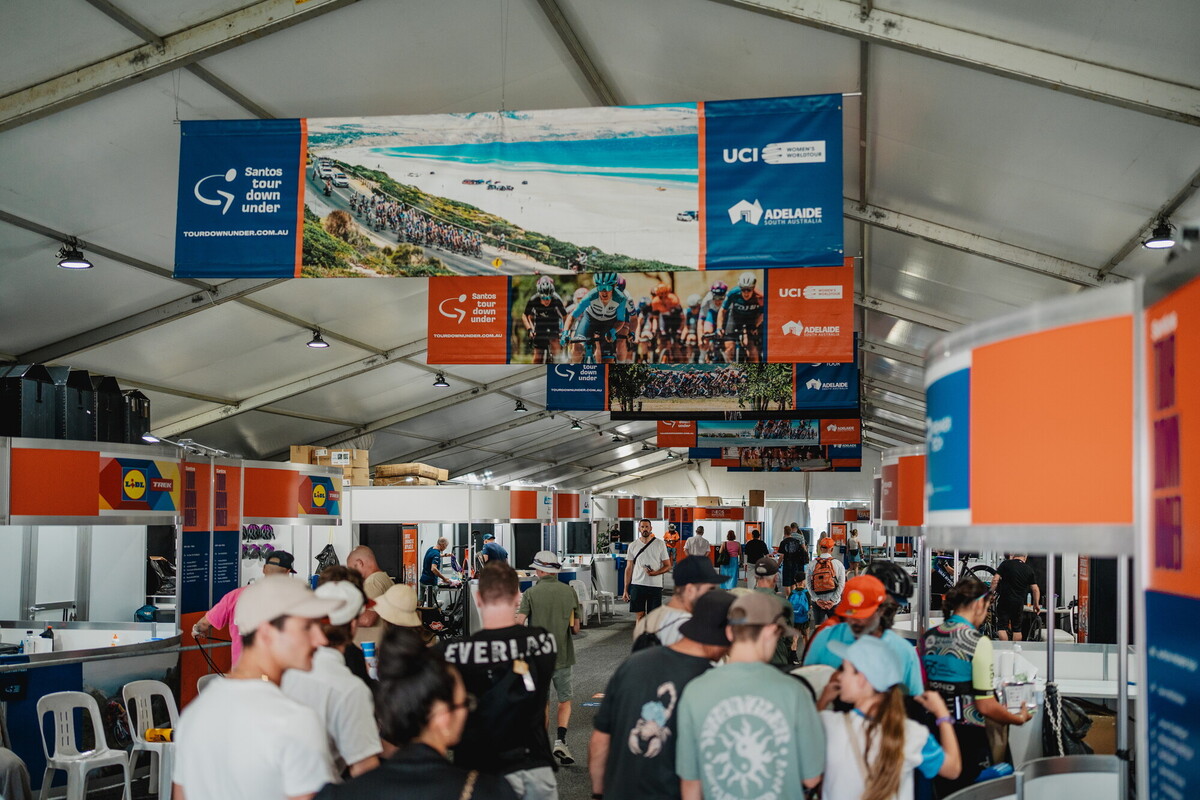 Santos Tour Down Under Team Zone