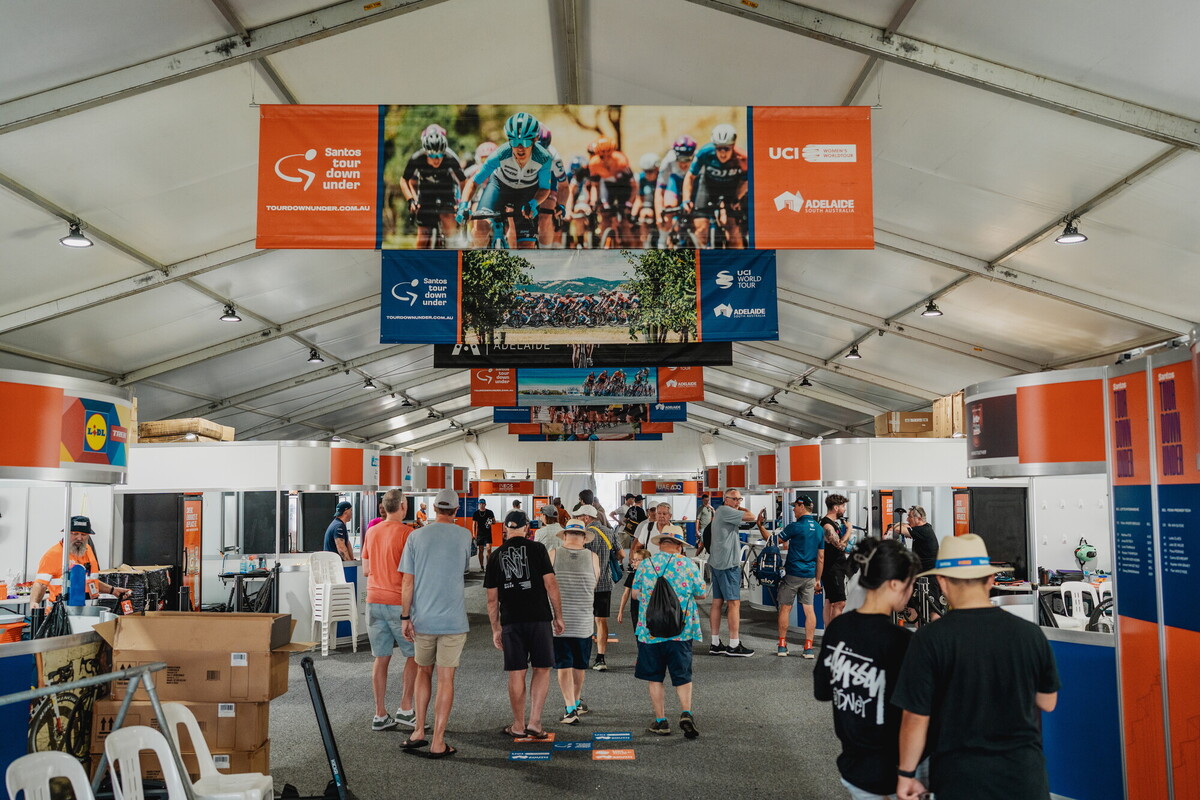 Santos Tour Down Under Team Zone
