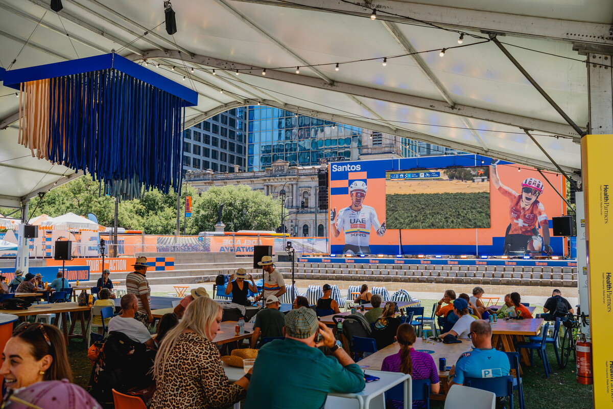 Santos Tour Down Under 2026 Tour Village