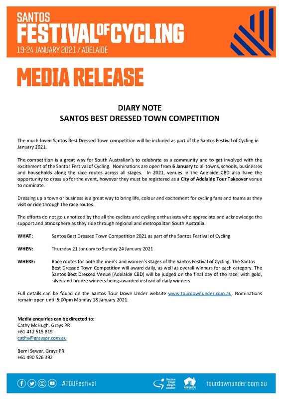 Media Release Santos Best Dressed Town.pdf